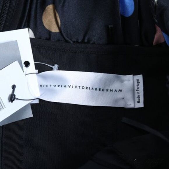 Victoria Victoria Beckham NWT Black Polka Dot Strapless Mini dress. Size 8UK/4US - Picture 6 of 14